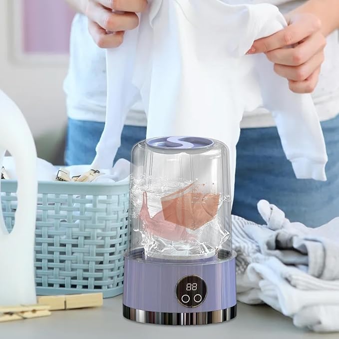 Wireless Charging Mini Washing Machine