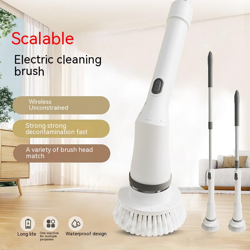 Telescopic Handle Electric Cleaning Brush